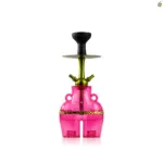Thugs Hippy Acrylic Hookah - Dual Pipe (Pink) - Image 2