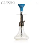 Noddy 007 Night Fire Hookah with Carry Bag - Black Stem / Transparent Base - Image 3