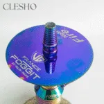 Noddy 007 Night Fire Hookah with Carry Bag - Rainbow Stem / Grey Base - Image 3