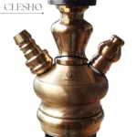 COCOYAYA Simba 2.0 Hookah with Carry Bag – Gold Stem / Amber Glass Base - Image 2