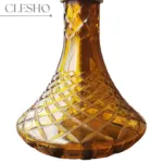 COCOYAYA Simba 2.0 Hookah with Carry Bag – Gold Stem / Amber Glass Base - Image 3