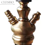 COCOYAYA Simba 2.0 Hookah with Carry Bag – Gold Stem / Navy Glass Base - Image 3