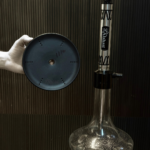 Alishan Hookah – 25 Inch | Silver Stem with Transparent Base - Image 3