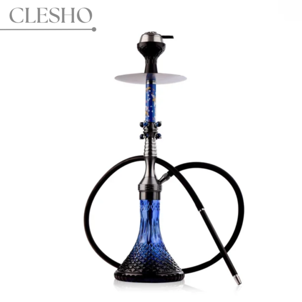 Alpha Series Berry Hookah – Blue | 27-Inch Premium Hookah
